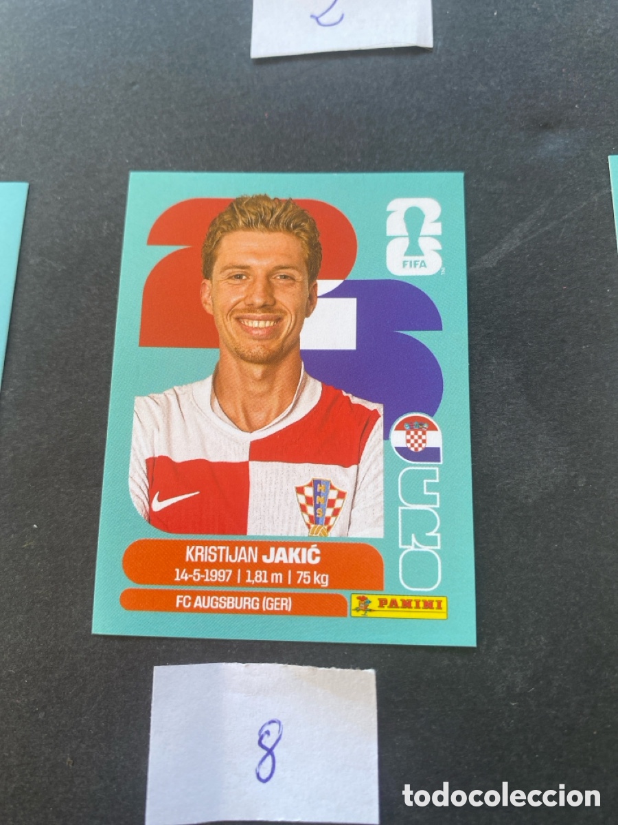 Cromos de F&uacute;tbol: Cromo Croacia Mundial 2026 N* 8 nuevo