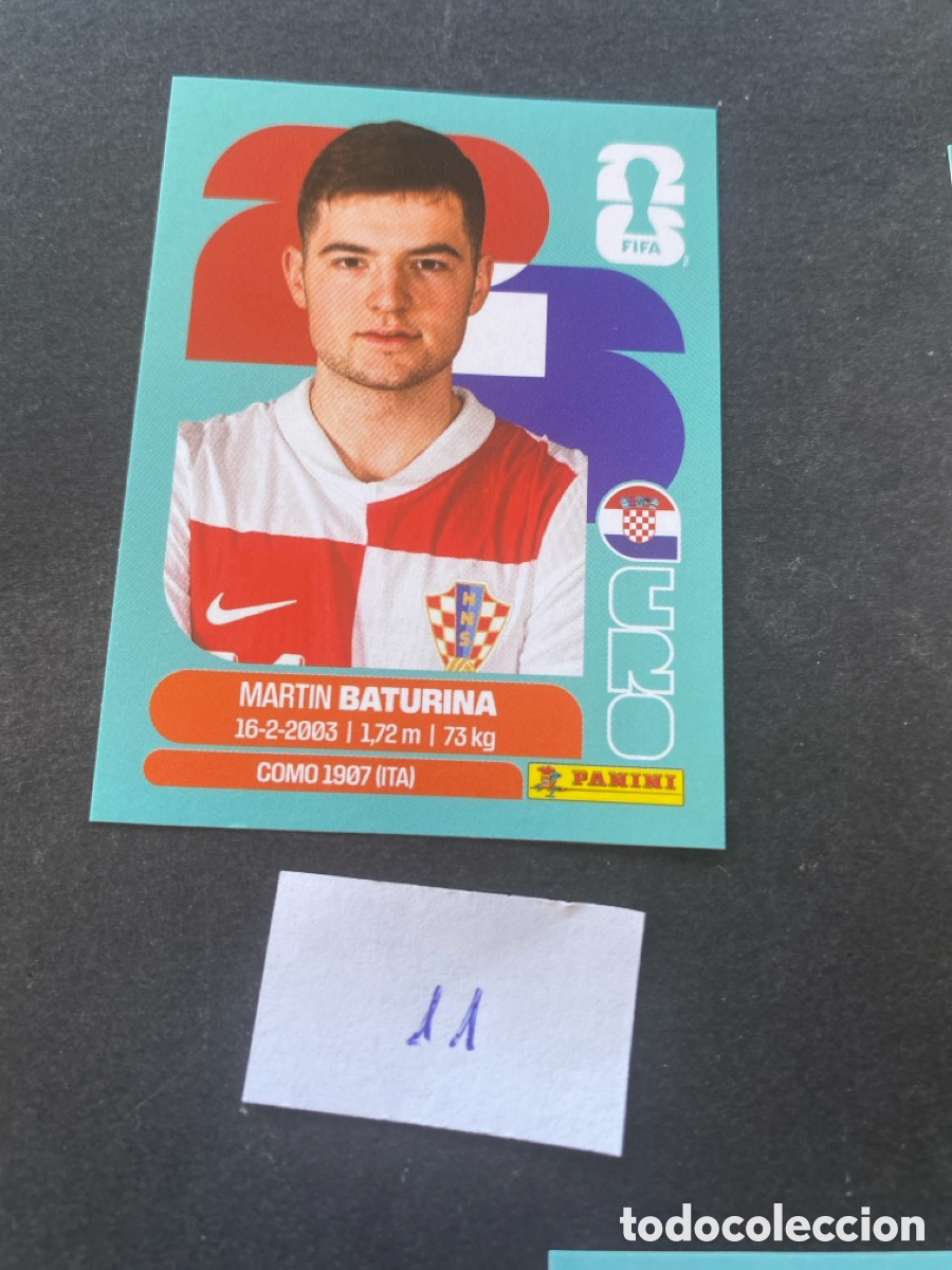 Cromos de F&uacute;tbol: Cromo Croacia Mundial 2026 N* 11 nuevo