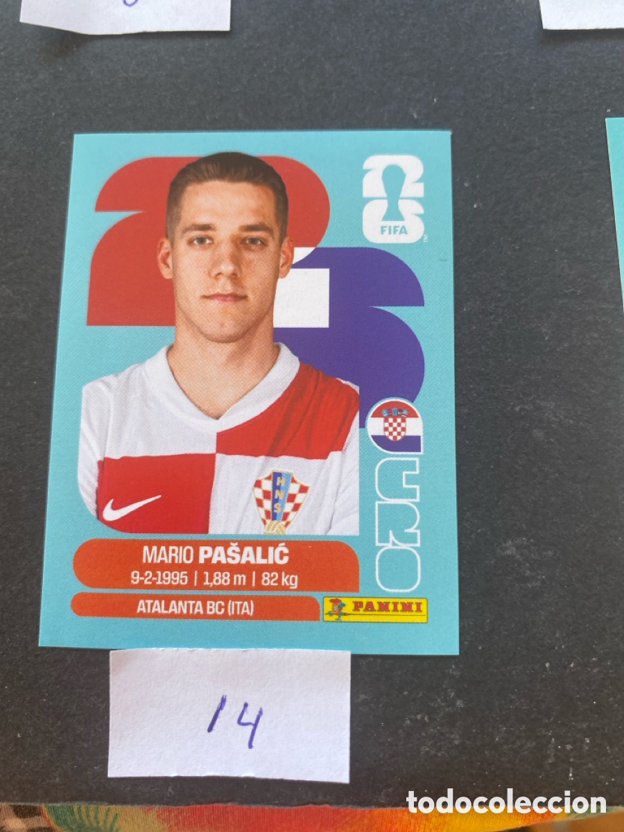 Cromos de F&uacute;tbol: Cromo Croacia Mundial 2026 N* 14 nuevo