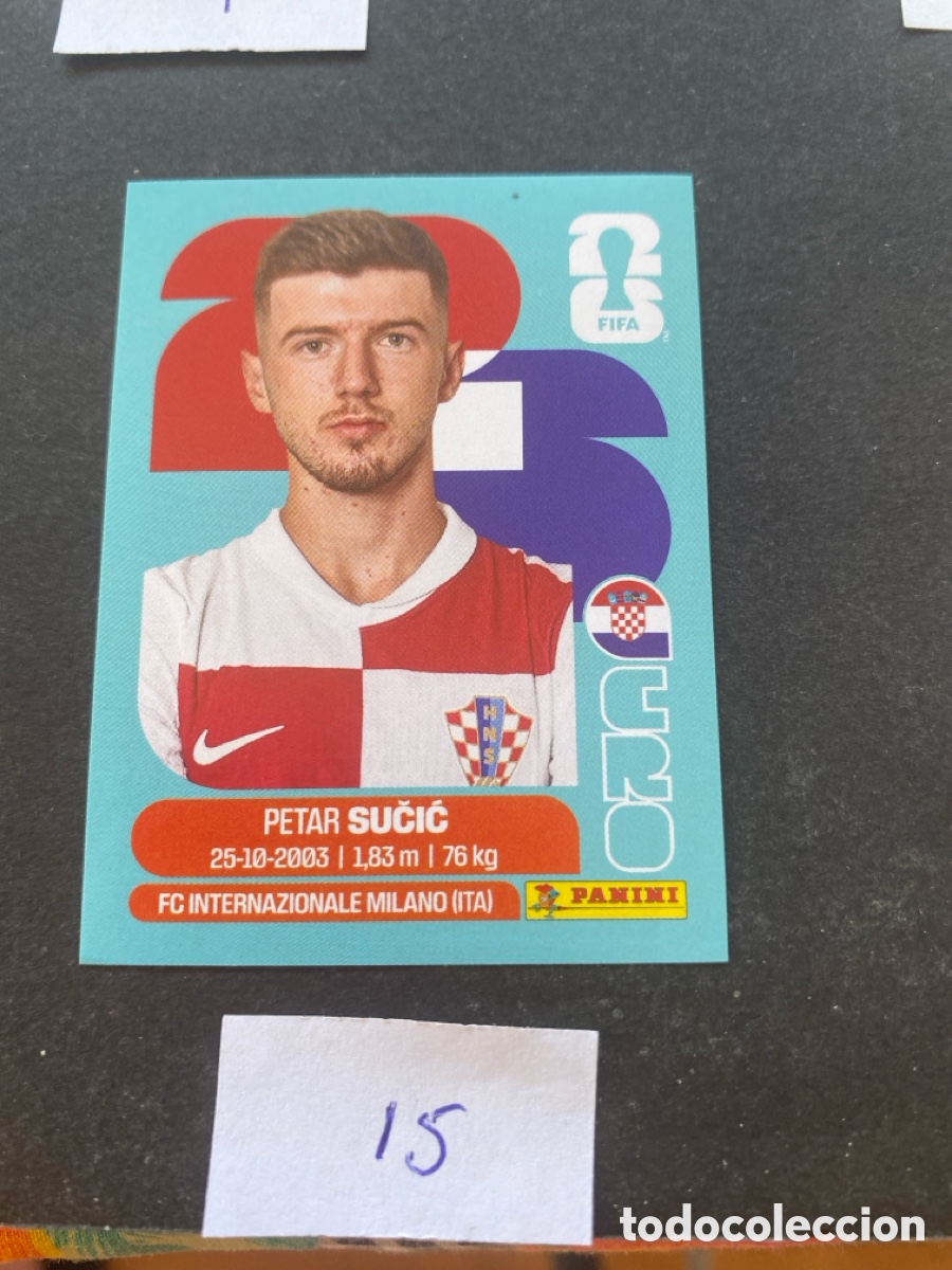 Cromos de F&uacute;tbol: Cromo Croacia Mundial 2026 N* 15 nuevo