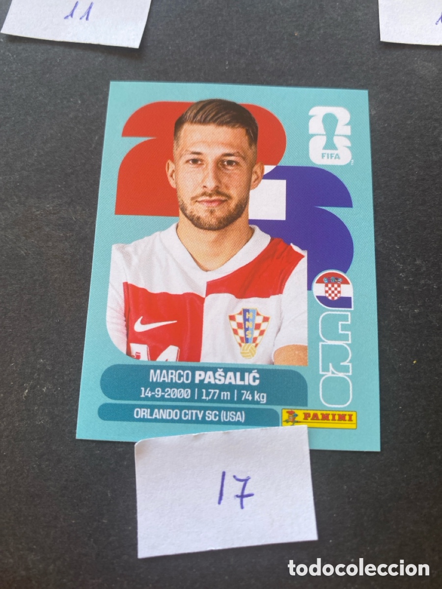 Cromos de F&uacute;tbol: Cromo Croacia Mundial 2026 N* 17 nuevo