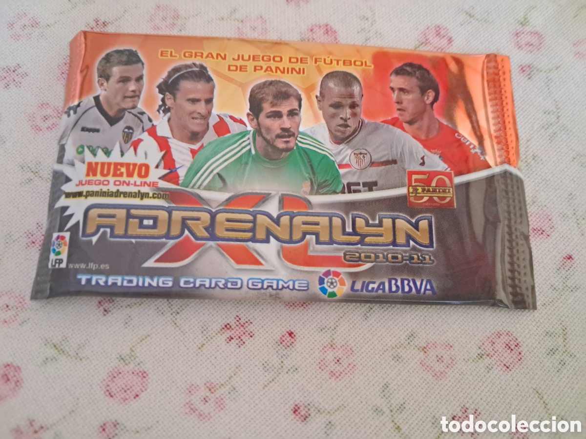 Cromos de F&uacute;tbol: Sobre cromos Adrenalyn temporada 2010-2011 SIN ABRIR