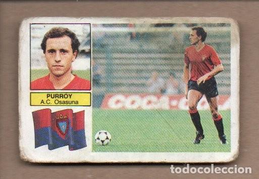 Cromos de F&uacute;tbol: ANTIGUO CROMO, LIGA 82-83 ULTIMOS FICHAJES, N&ordm; 28 BIS A. C. OSASUNA - PURROY, EDICIONES ESTE.
