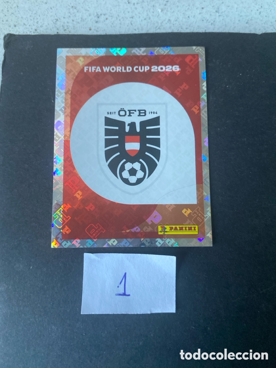 Cromos de F&uacute;tbol: Cromo Austria Mundial 2026 N* 1 nuevo