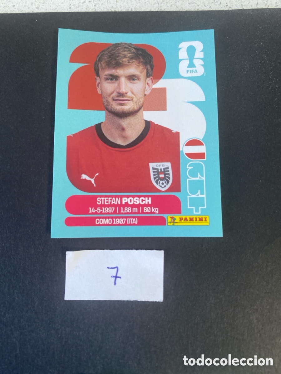 Cromos de F&uacute;tbol: Cromo Austria Mundial 2026 N* 7 nuevo