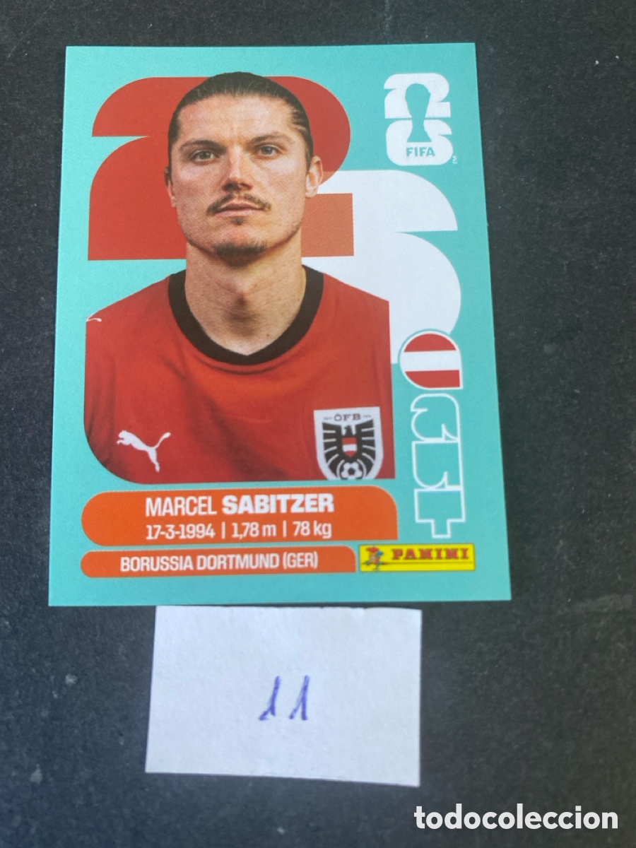 Cromos de F&uacute;tbol: Cromo Austria Mundial 2026 N* 11 nuevo