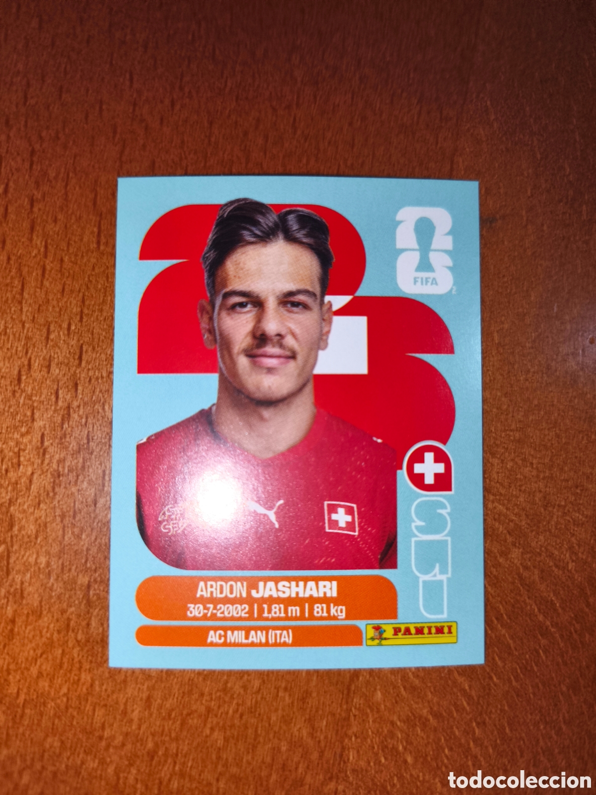 Cromos de F&uacute;tbol: SUI14 Ardon Jashari SUI 14 Fifa World Cup 2026 Suiza