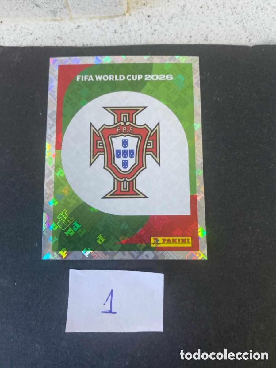 Cromos de F&uacute;tbol: Cromo Portugal Mundial 2026 N* 1 nuevo