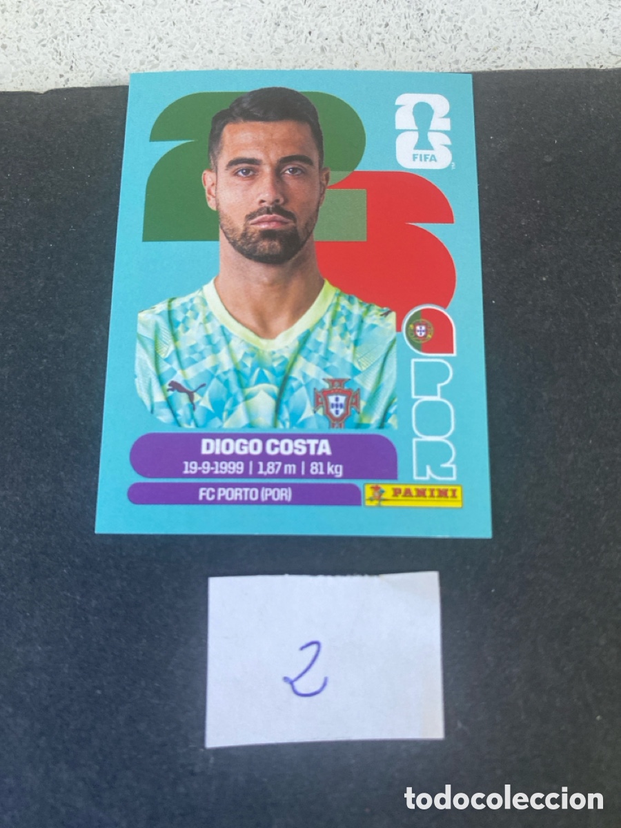 Cromos de F&uacute;tbol: Cromo Portugal Mundial 2026 N* 2 nuevo