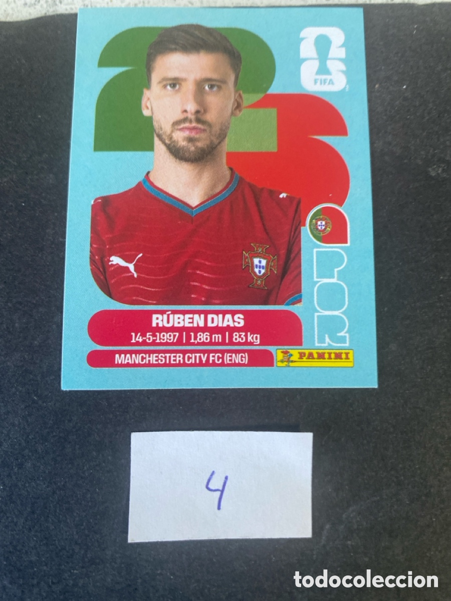 Cromos de F&uacute;tbol: Cromo Portugal Mundial 2026 N* 4 nuevo