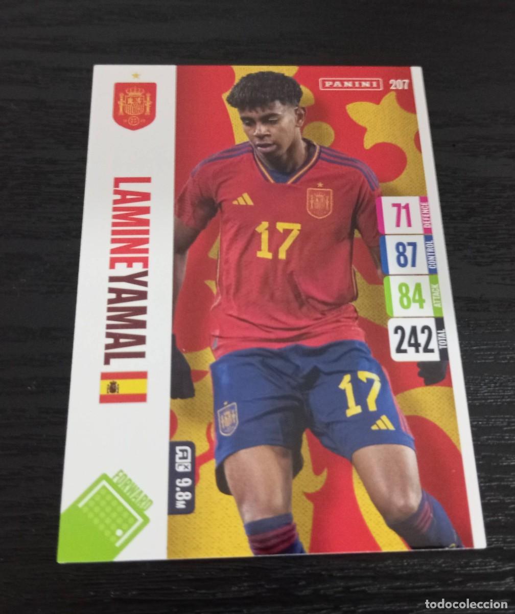 Cromos de F&uacute;tbol: -PANINI ADRENALYN ENGLAND 2024 TOURNAMENT EDITION : 207 LAMINE YAMAL ( ESPA&Ntilde;A )