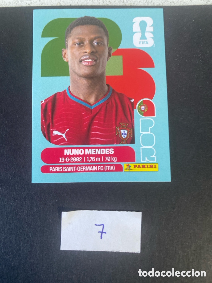 Cromos de F&uacute;tbol: Cromo Portugal Mundial 2026 N* 7 nuevo