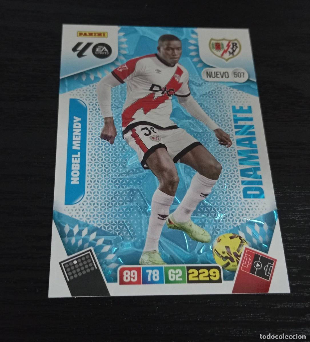 Cromos de F&uacute;tbol: -ADRENALYN 25-26 : 507 NOBEL MENDY ( RAYO VALLECANO ) -- NUEVO DIAMANTE -- NUEVO 507