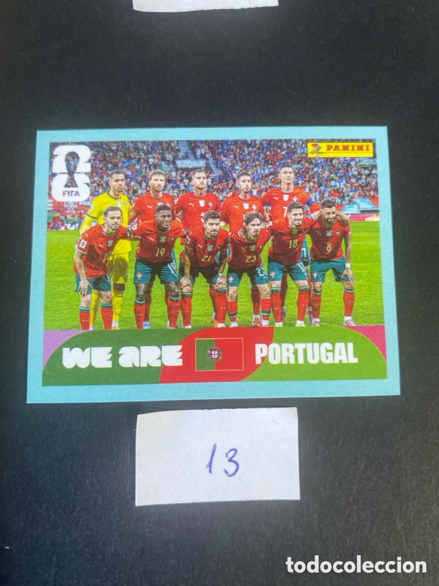 Cromos de F&uacute;tbol: Cromo Portugal Mundial 2026 N* 13 nuevo