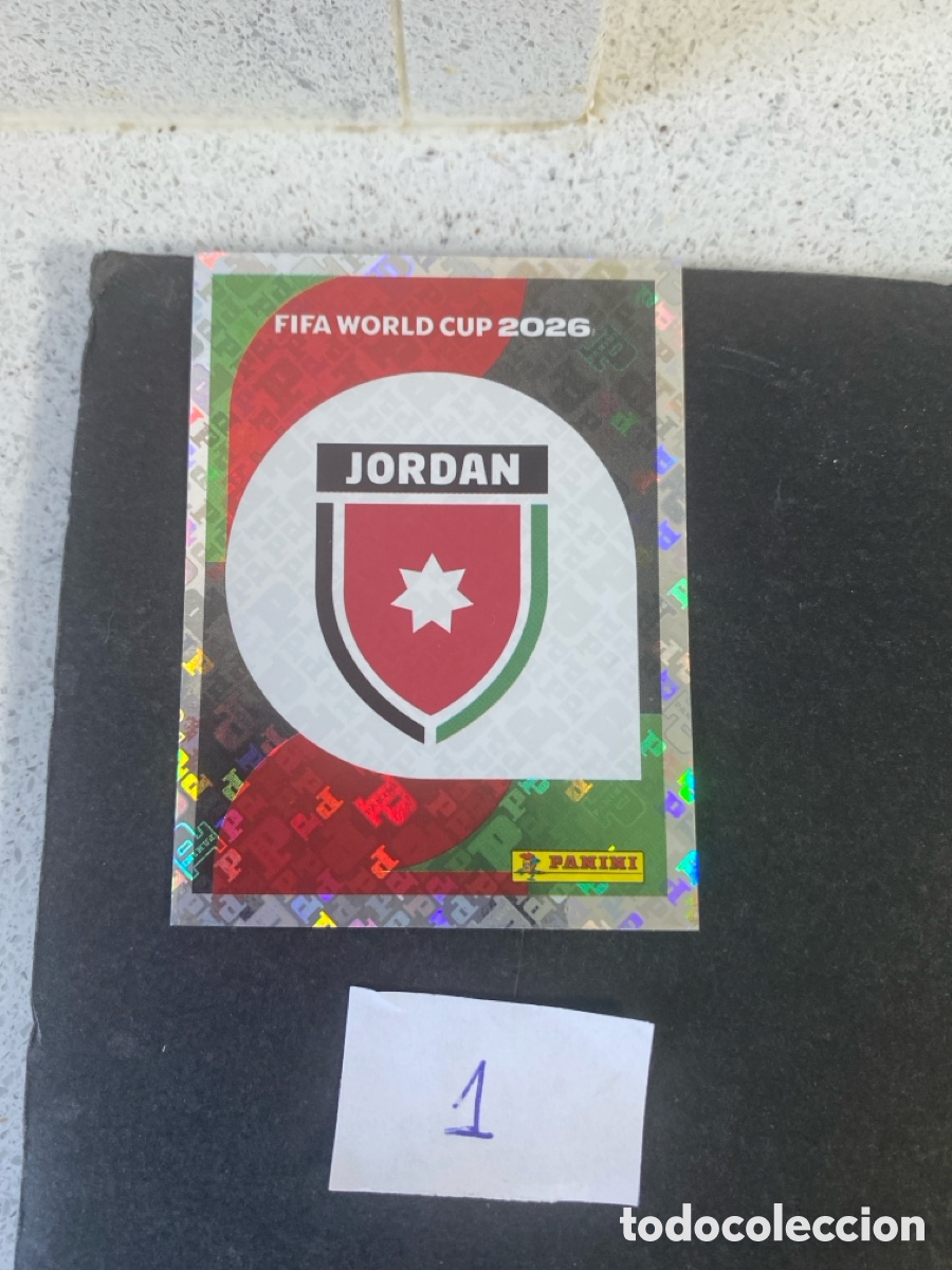 Cromos de F&uacute;tbol: Cromo Jordania Mundial 2025 N* 1 nuevo