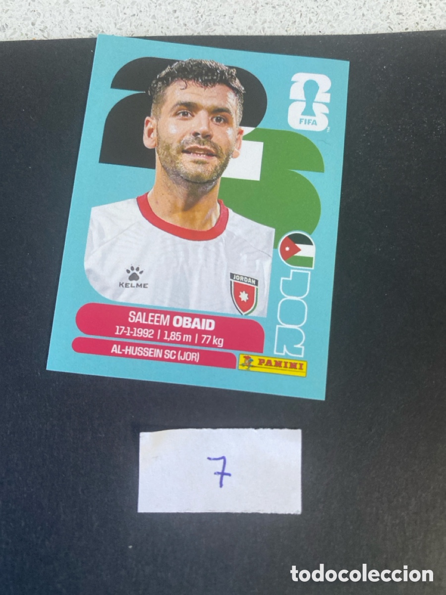 Cromos de F&uacute;tbol: Cromo Jordania Mundial 2026 N* 7 nuevo
