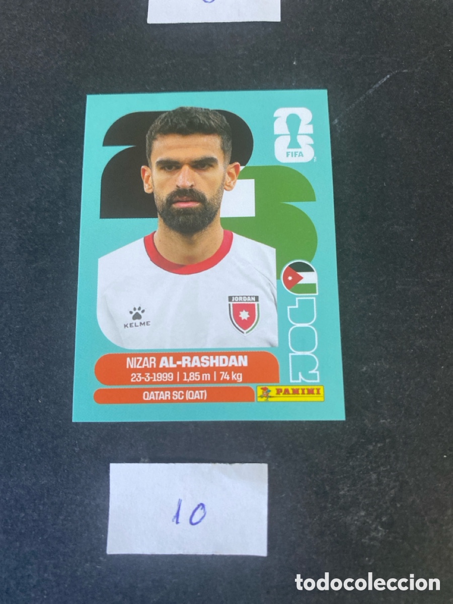 Cromos de F&uacute;tbol: Cromo Jordania Mundial 2026 N* 10 nuevo