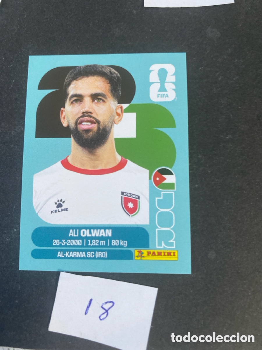 Cromos de F&uacute;tbol: Cromo Jordania Mundial 2026 N* 18 nuevo