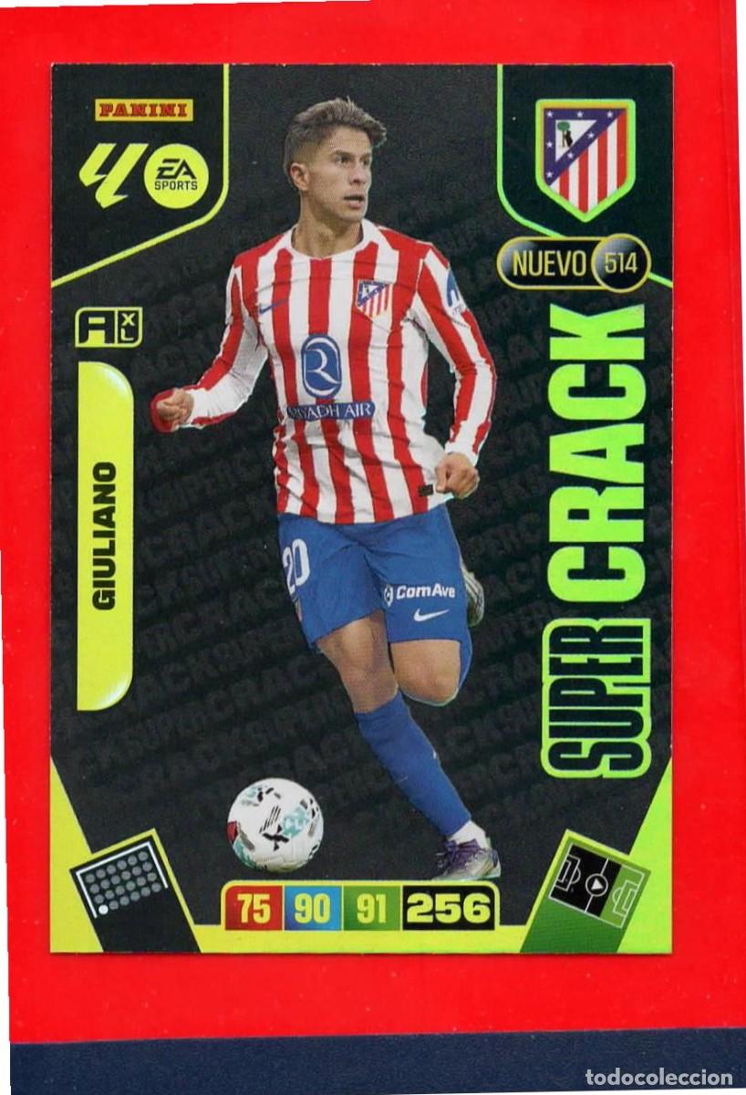 Cromos de F&uacute;tbol: 514 Giuliano - ATLETICO MADRID - Nuevo Super Cracks - Adr Plus - Adrenalyn Liga 2026 25 26