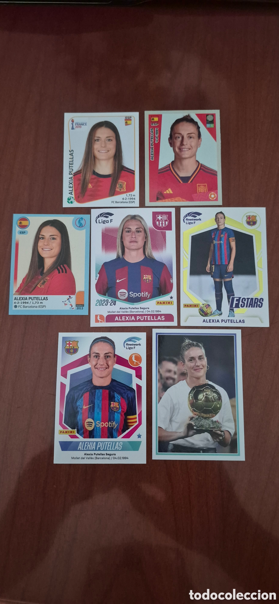 Cromos de F&uacute;tbol: CROMOS ALEXIA PUTELLAS