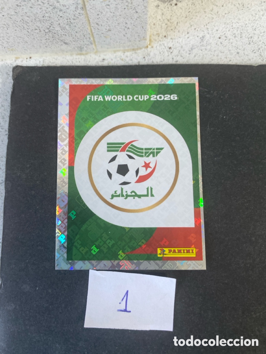 Cromos de F&uacute;tbol: Cromo Argelia Mundial 2026 N* 1 nuevo