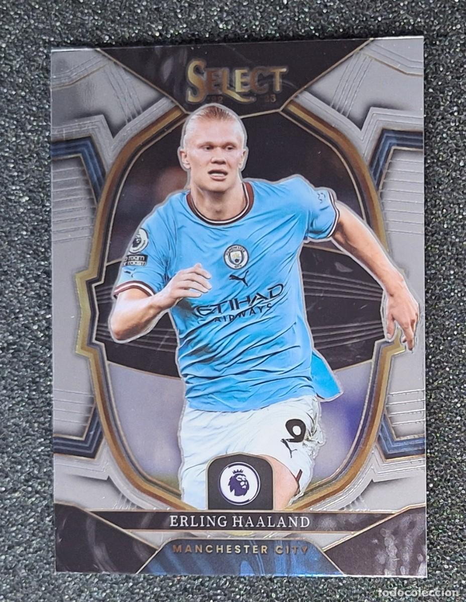 Cromos de F&uacute;tbol: Erling Haaland Manchester City Panini Select Soccer Terrace #61