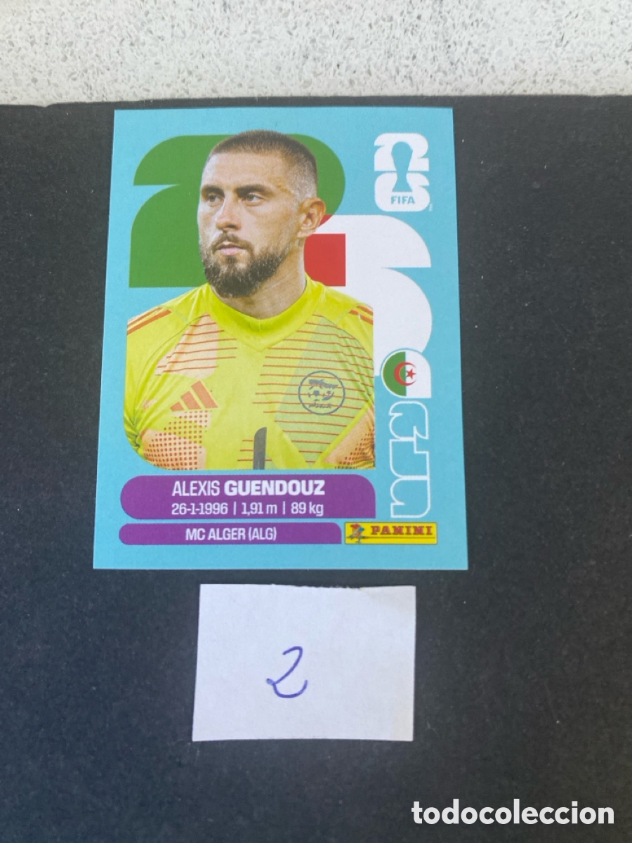 Cromos de F&uacute;tbol: Cromo Argelia Mundial 2026 N* 2 nuevo