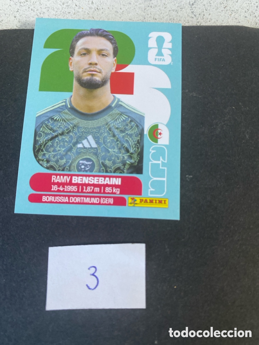 Cromos de F&uacute;tbol: Cromo Argelia Mundial 2026 N* 3 nuevo