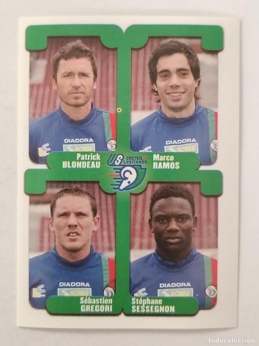 Cromos de F&uacute;tbol: #423 BLONDEAU-RAMOS-GREGORI-SESSEGNON (CRETEIL) LIGUE 1 FOOT 2005 PANINI
