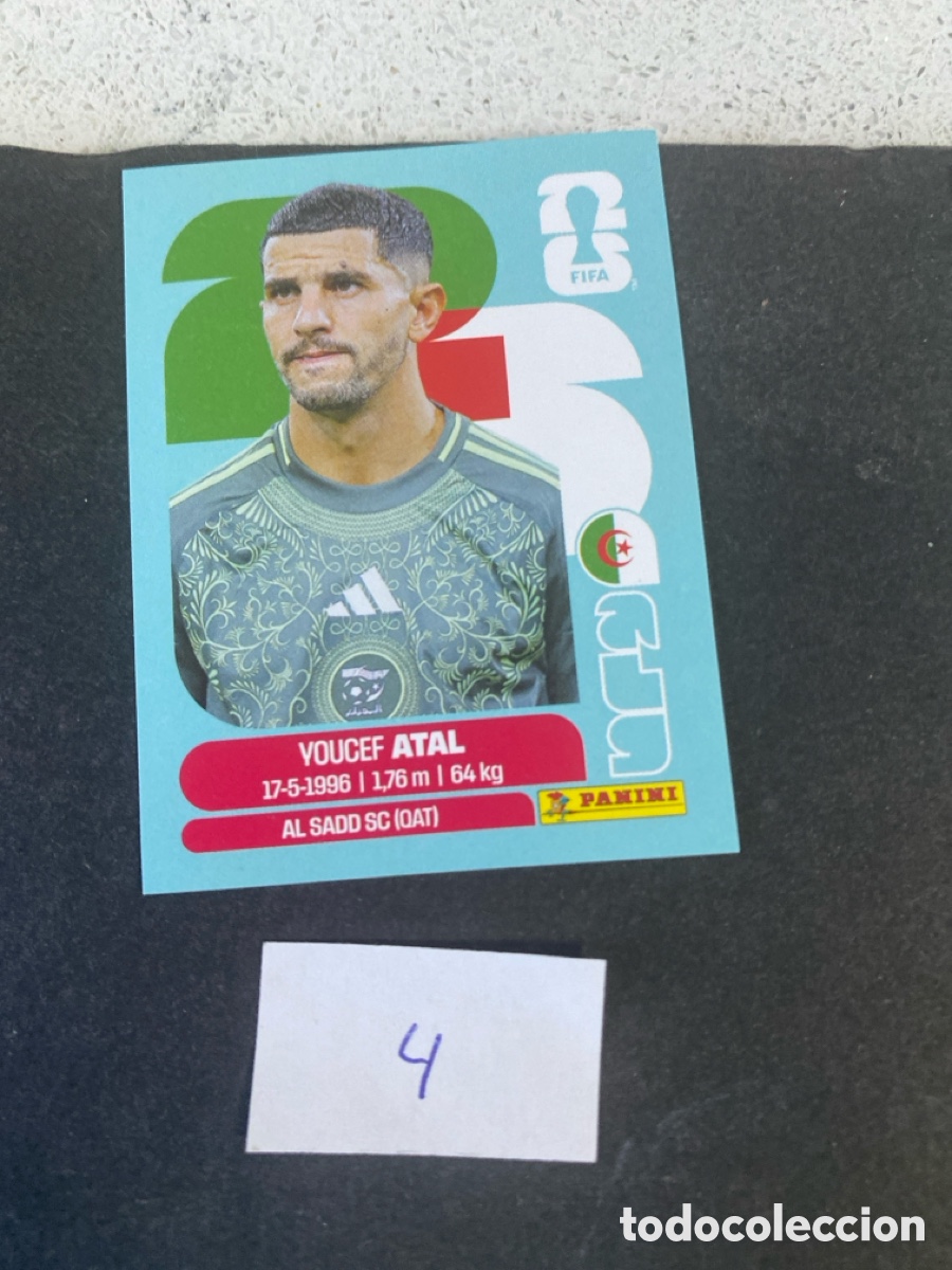 Cromos de F&uacute;tbol: Cromo Argelia Mundial 2026 N* 4 nuevo