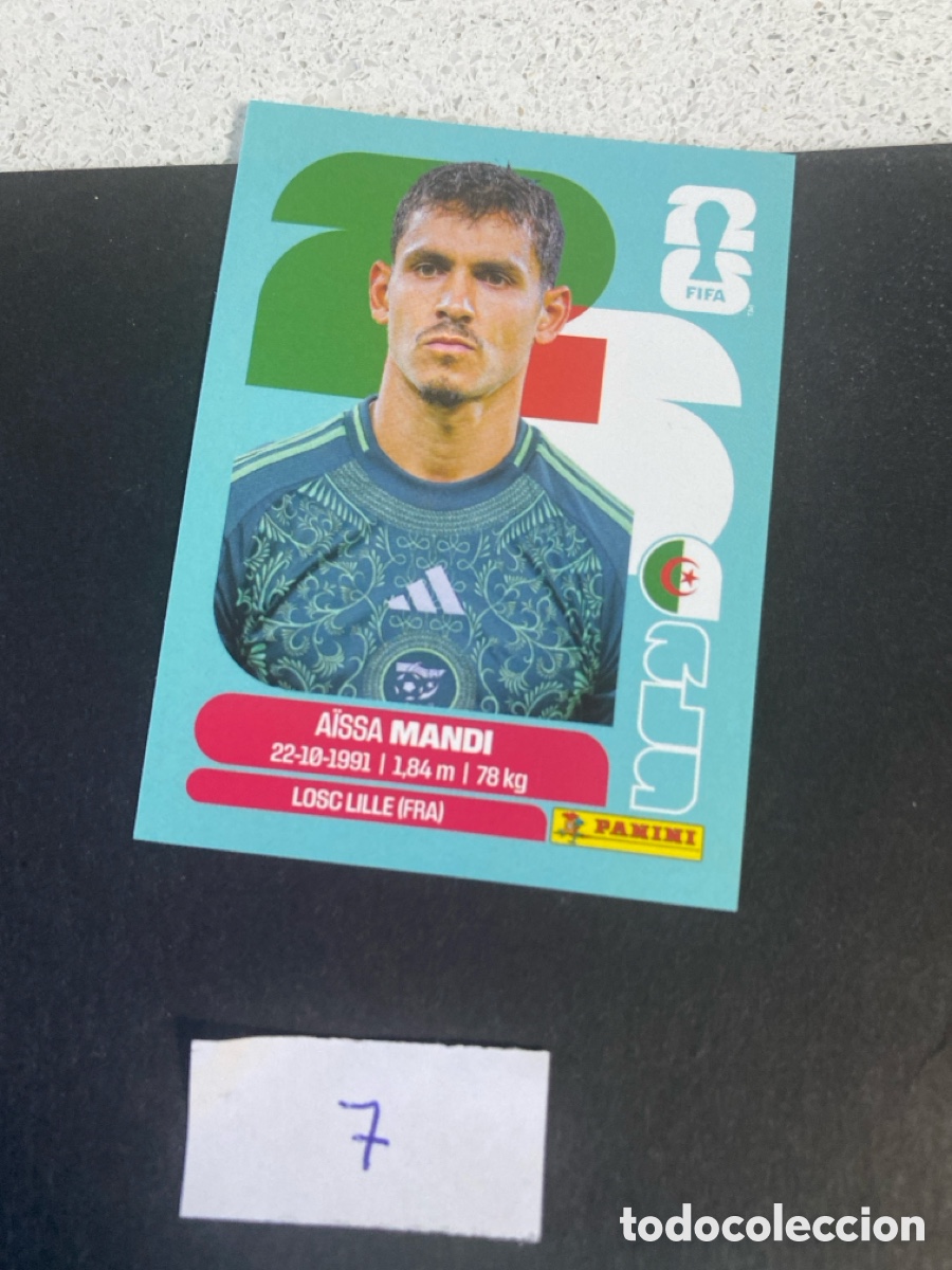 Cromos de F&uacute;tbol: Cromo Argelia Mundial 2026 N* 7 nuevo