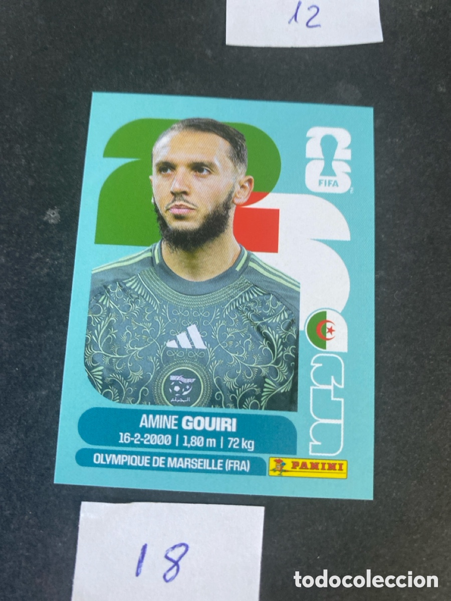 Cromos de F&uacute;tbol: Cromo Argelia Mundial 2026 N* 18 nuevo