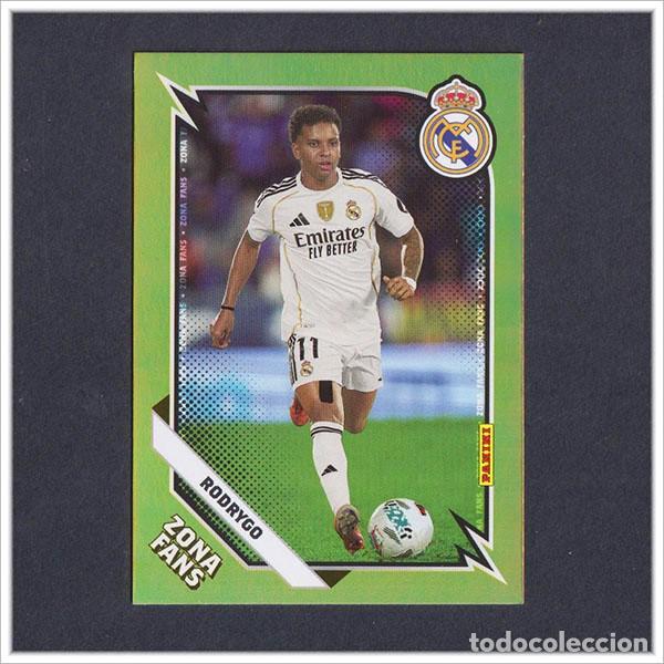 Cromos de F&uacute;tbol: PANINI CLUB 2025 2026 25 26 REAL MADRID RODRYGO KO 43 KO43 ZONA FANS KROMIX LIGA COLECCI&Oacute;N