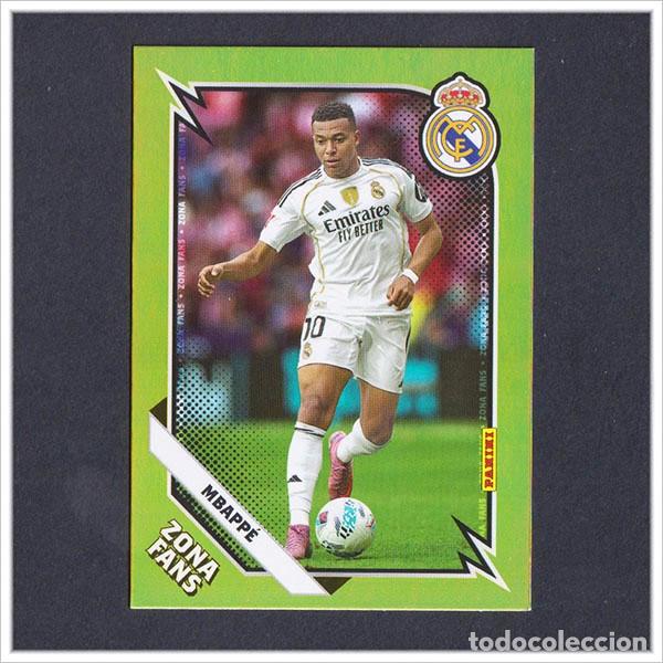 Cromos de F&uacute;tbol: PANINI CLUB 2025 2026 25 26 REAL MADRID MBAPPE KO 42 KO42 ZONA FANS KROMIX LIGA COLECCI&Oacute;N