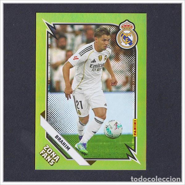 Cromos de F&uacute;tbol: PANINI CLUB 2025 2026 25 26 REAL MADRID BRAHIM KO 41 KO41 ZONA FANS KROMIX LIGA COLECCI&Oacute;N