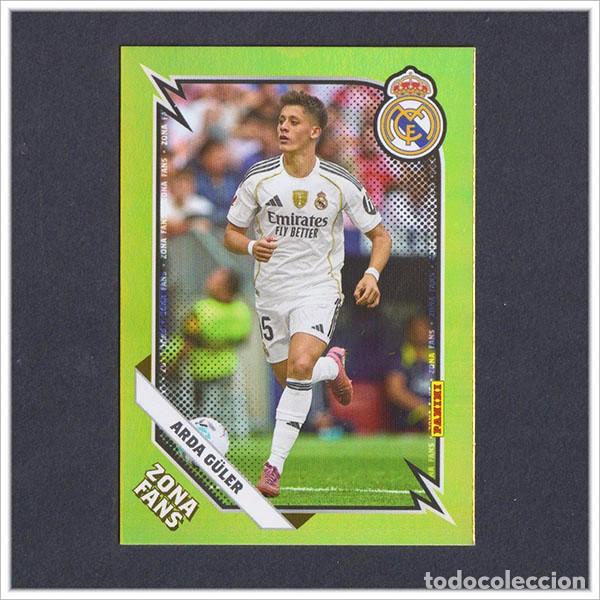 Cromos de F&uacute;tbol: PANINI CLUB 2025 2026 25 26 REAL MADRID ARDA GULER KO 39 KO39 ZONA FANS KROMIX LIGA COLECCI&Oacute;N