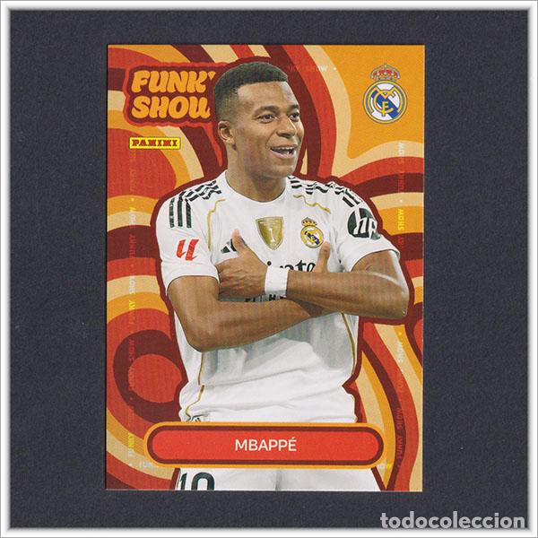 Cromos de F&uacute;tbol: PANINI CLUB 2025 2026 25 26 REAL MADRID MBAPPE 52 FUNKY SHOW LIGA ALBUM COLECCI&Oacute;N F&Uacute;TBOL