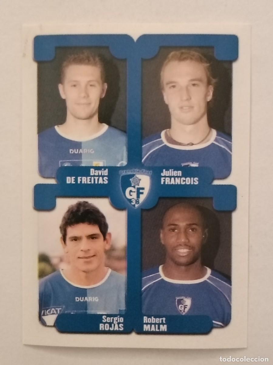 Cromos de F&uacute;tbol: #432 DE FREITAS-FRANCOIS-ROJAS-MALM (GRENOBLE) LIGUE 1 FOOT 2005 PANINI