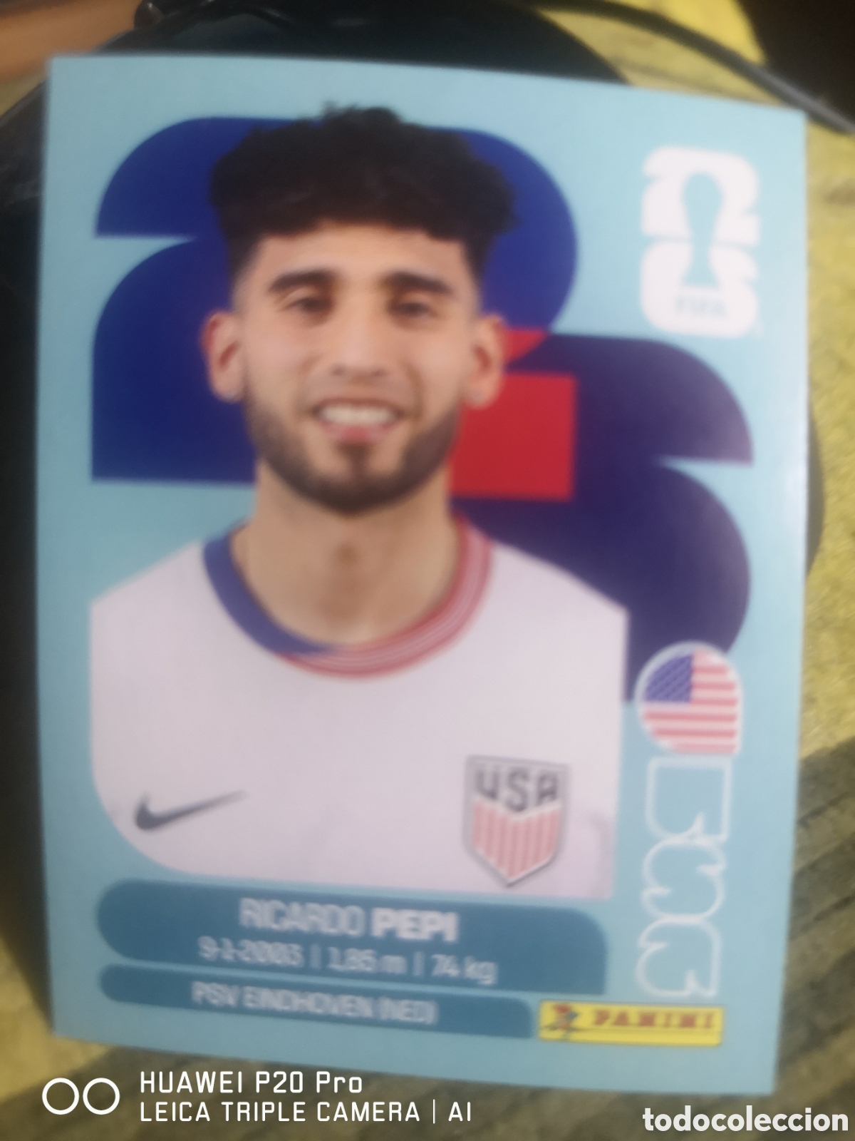 Cromos de F&uacute;tbol: FIFA WORLD CUP MUNDIAL 2026 RICARDO PEPI - USA 18