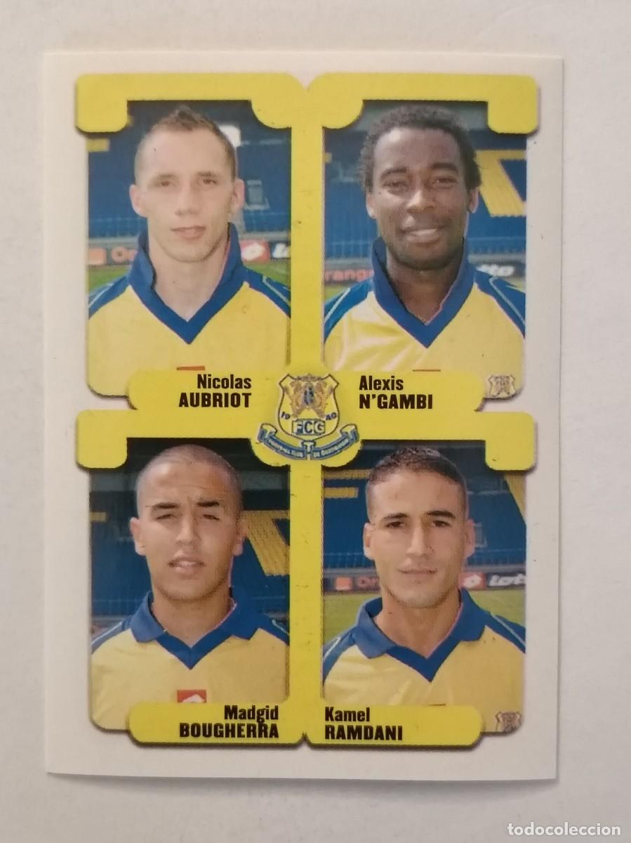 Cromos de F&uacute;tbol: #435 AUBRIOT-N'GAMBI-BOUGHERRA-RAMDANI (GUEUGNON) LIGUE 1 FOOT 2005 PANINI