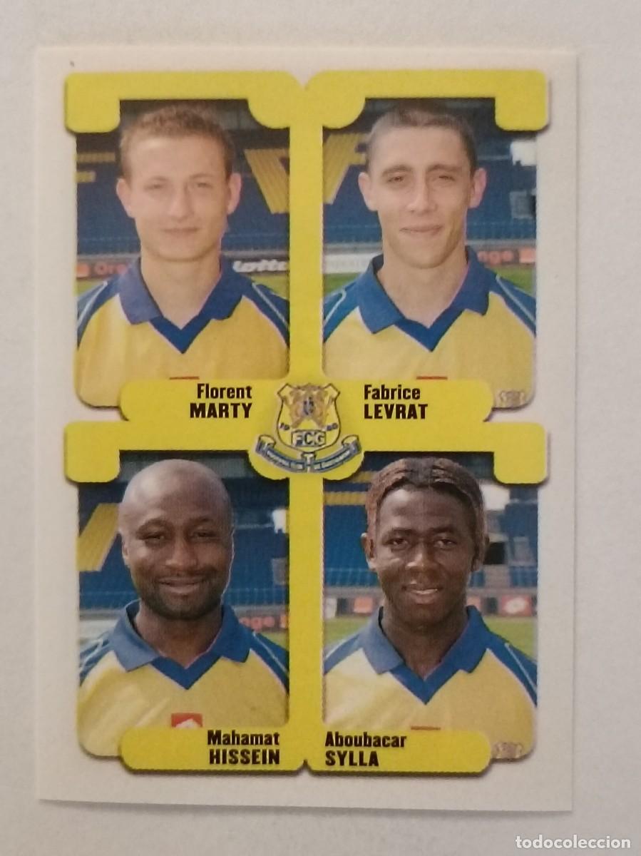 Cromos de F&uacute;tbol: #436 MARTY-LEVRAT-HISSEIN-SYLLA (GUEUGNON) LIGUE 1 FOOT 2005 PANINI