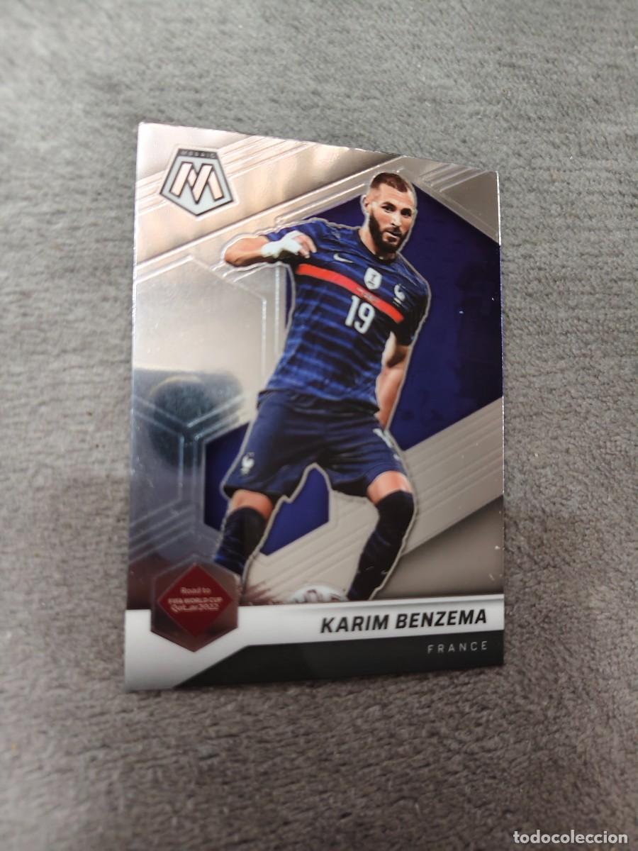 Cromos de F&uacute;tbol: 2 MOSAIC ROAD TO WORLD CUP 2022 KARIM BENZEMA FRANCIA QATAR 22 PANINI 2021 21