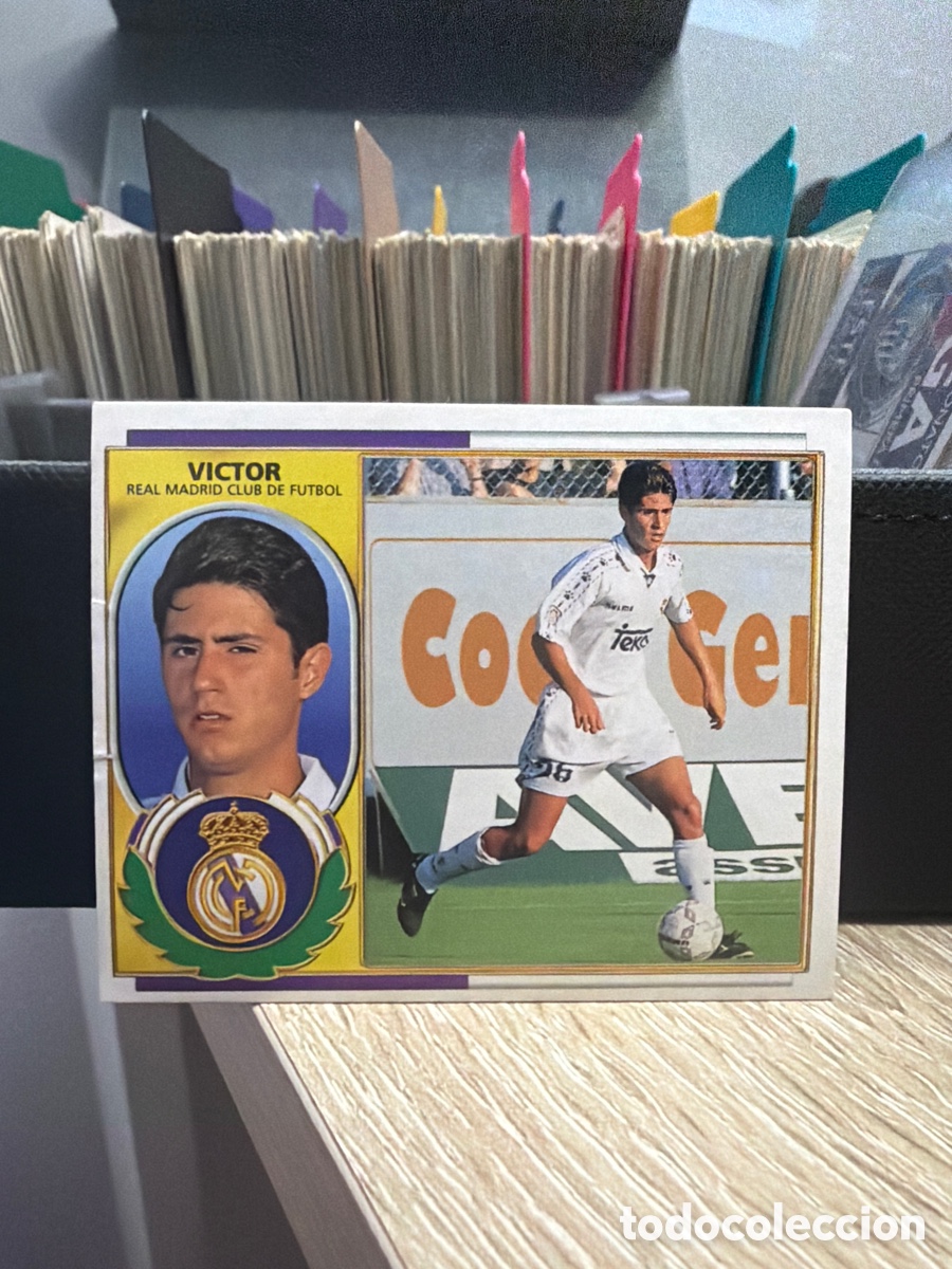 Cromos de F&uacute;tbol: LIGA 96 97 - V&iacute;ctor- Real Madrid - Coloca - Ediciones Este nunca pegado