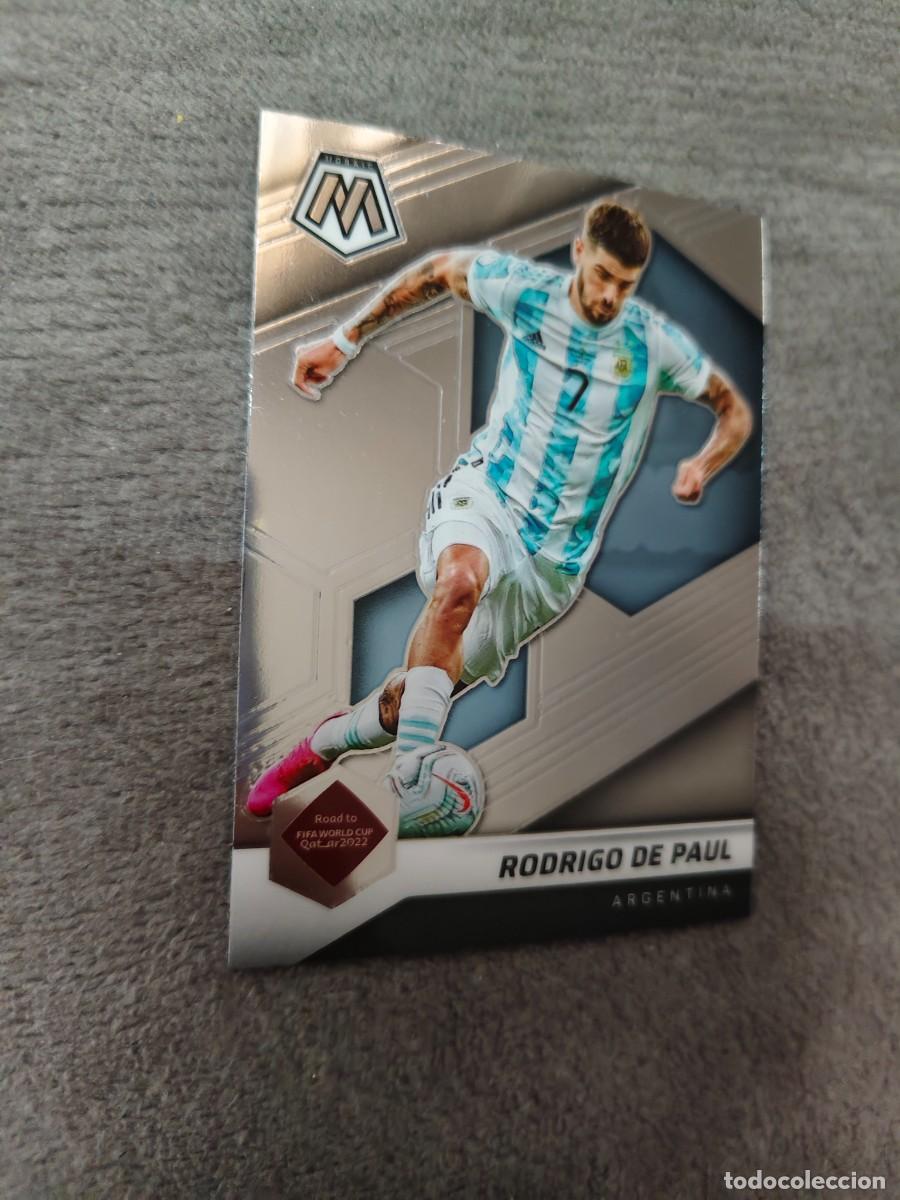 Cromos de F&uacute;tbol: 15 MOSAIC ROAD TO WORLD CUP 2022 RODRIGO DE PAUL ARGENTINA QATAR 22 PANINI 2021 21
