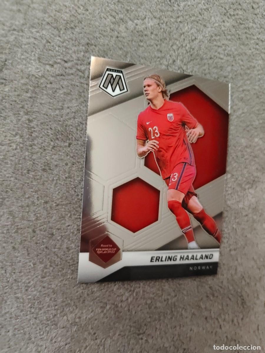 Cromos de F&uacute;tbol: 56 MOSAIC ROAD TO WORLD CUP 2022 ERLING HAALAND NORUEGA QATAR 22 PANINI 2021 21