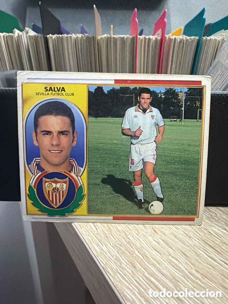 Cromos de F&uacute;tbol: LIGA 96 97 - Salva - Sevilla - Coloca - Ediciones Este nunca pegado
