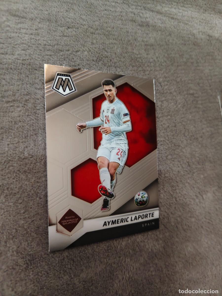 Cromos de F&uacute;tbol: 129 MOSAIC ROAD TO WORLD CUP 2022 AYMERIC LAPORTE ESPA&Ntilde;A QATAR 22 PANINI 2021 21