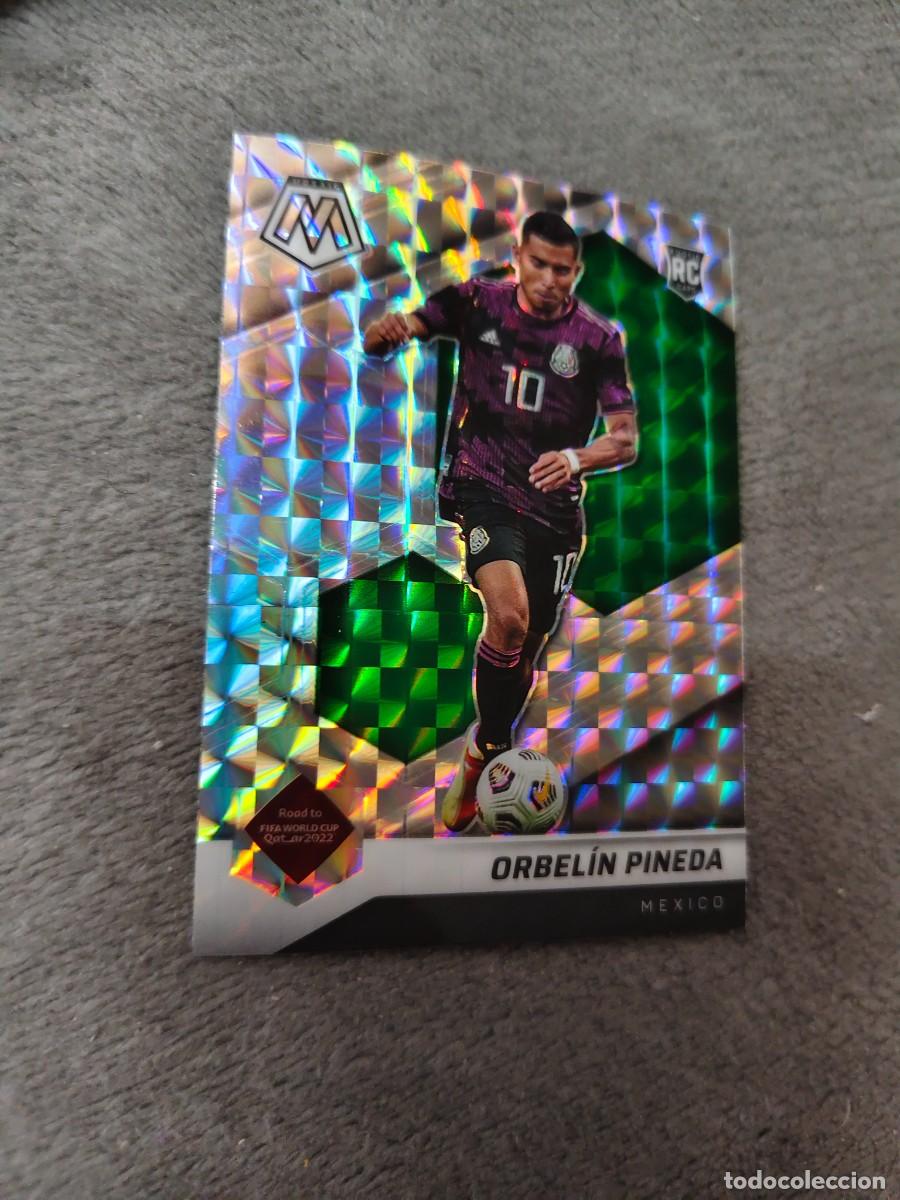 Cromos de F&uacute;tbol: 19 MOSAIC ROAD TO WORLD CUP 2022 ORBELIN PINEDA MEXICO QATAR 22 PANINI 2021 21 PARALELA