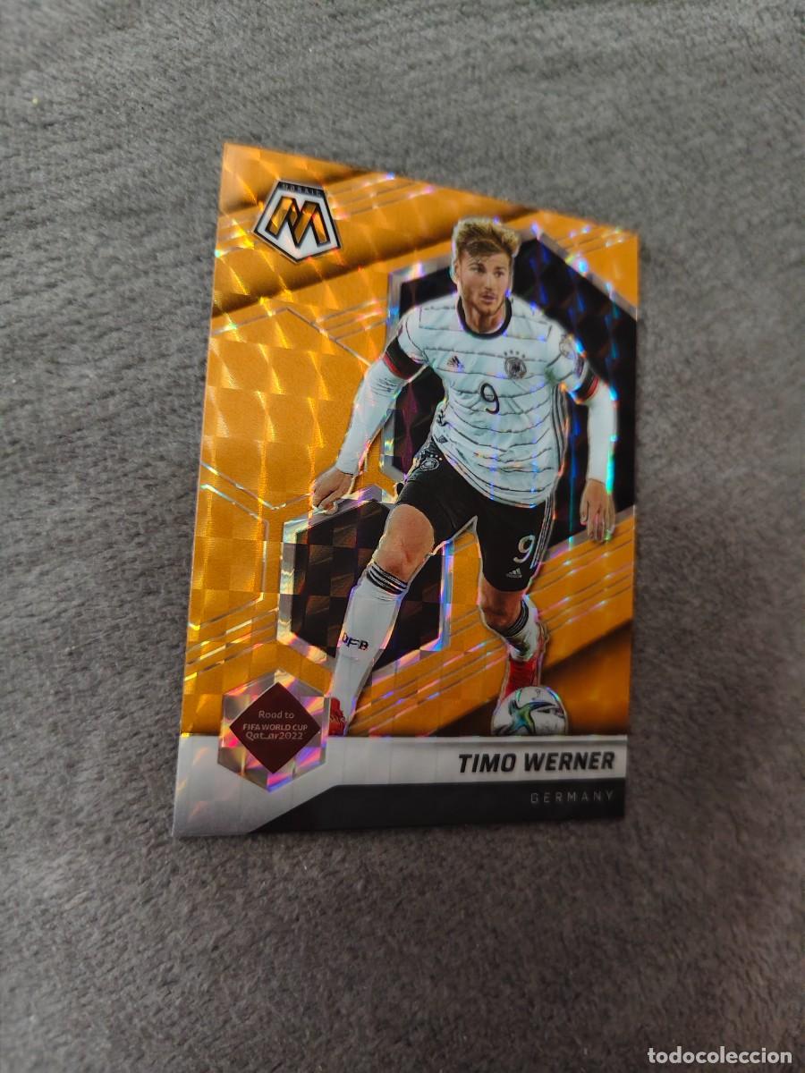 Cromos de F&uacute;tbol: 65 MOSAIC ROAD TO WORLD CUP 2022 TIMO WERNER ALEMANIA QATAR 22 PANINI 2021 21 PARALELA NARANJA
