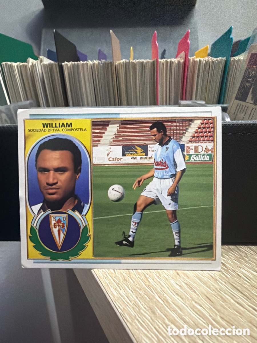 Cromos de F&uacute;tbol: LIGA 96 97 - William - Compostela - Fichaje 1 BIS - Ediciones Este nunca pegado